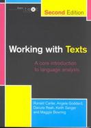 Working With Texts A Core Introduction to Language Analysis cover