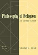 Philosophy of Religion An Introduction cover