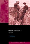 Europe 1880-1945 cover