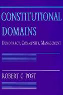 Constitutional Domains Democracy, Community, Management cover