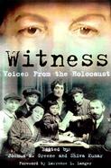 Witness Voices from the Holocaust cover