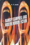 Ramsey Campbell and Modern Horror Fiction cover