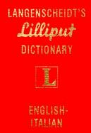 Langenscheidt Lilliput Dictionary, English-Italian cover