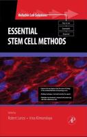 Essential Stem Cell Methods cover