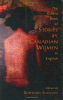 The Oxford Book of Stories by Canadian Women in English cover