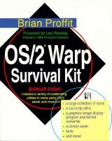 The OS/2 Warp Survival Kit cover