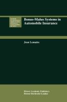Bonus-Malus Systems in Automobile Insurance cover