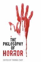 The Philosophy of Horror cover