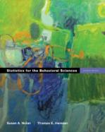 Statistics for Behavioral Sciences cover