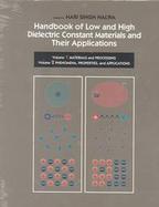 Handbook of Low and High Dielectric Constant Materials and Their Applications cover