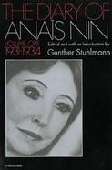 The Diary of Anais Nin, 1931-1934 (volume1) cover