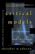 Critical Models Intervention and Catchwords cover