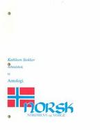 Norsk Nordmenn Og Norge  Antologi cover