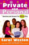 Private and Personal Questions and Answers for Girls Only cover