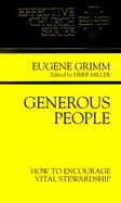 Generous People How to Encourage Vital Stewardship cover