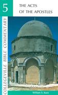 Acts of the Apostles Collegeville Bible Commentary 5 cover