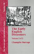The Early English Dissenters cover