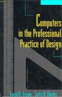 Computers in the Professional Practice of Design cover