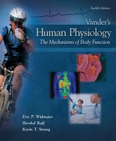 Combo: Vander's Human Physiology with Connect Plus & Tegrity Access Card cover