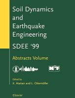 Ninth International Conference on Soil Dynamics and Earthquake Engineering SDEE'99, Bergen, Norway, August 9-12, 1999  Abstracts Volume cover
