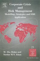 Corporate Crisis and Risk Management- Modelling Strategies and SME Application cover
