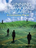 Beginning Behavioral Research A Conceptual Primer cover
