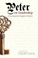 Peter on Leadership: A Contemporary Exegetical Analysis cover