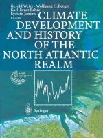 Climate Development and History of the North Atlantic Realm cover