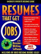 Resumes That Get Jobs with 3.5 Disk cover