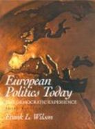 European Politics Today The Democratic Experience cover