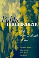 Public Management The New Zealand Model cover