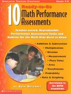 10 Ready-To-Go Math Performance Assessments cover