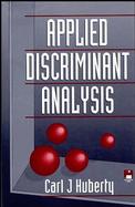 Applied Discriminant Analysis/Book and Disk cover