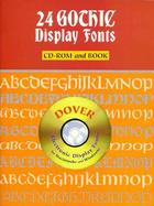 24 Gothic Display Fonts cover