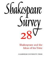 Shakespeare & the Ideas Oof His Time (volume28) cover