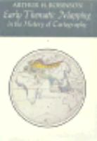 Early Thematic Mapping in the History of Cartography cover