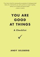 You Are Good at Things : A Checklist cover