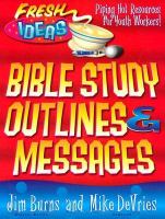 Bible Study Outlines and Messages cover