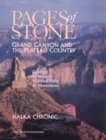 Pages of Stone: Geology of Western National Parks and Monuments cover