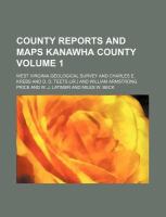 County Reports and Maps Kanawha County cover