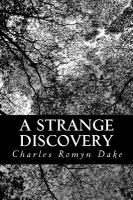 A Strange Discovery cover