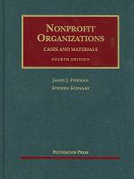 Nonprofit Organizations, Cases and Materials cover
