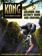 Kong Coloring and Activity Book and Crayons cover