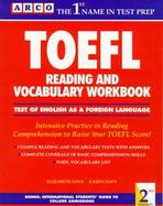 TOEFL Reading and Vocabulary Workbook cover