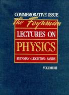 The Feynman Lectures on Physics/Commemorative Issue (volume3) cover