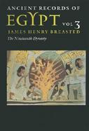 Ancient Records of Egypt The 19th Dynasty (volume3) cover