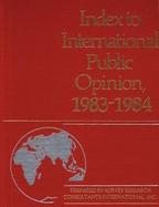 Index to International Public Opinion, 1983-1984 cover