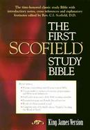 The First Scofield Study Bible King James Version / Burgundy Genuine Leather cover