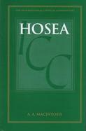 A Critical and Exegetical Commentary on Hosea cover