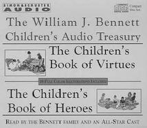 The Children's Book of Heroes/The Children's Book of Virtues Audio Treasury cover